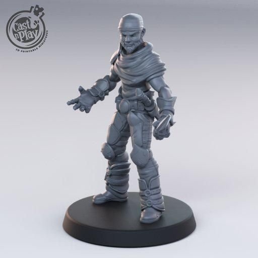 Melee Bandits 3D-printed model