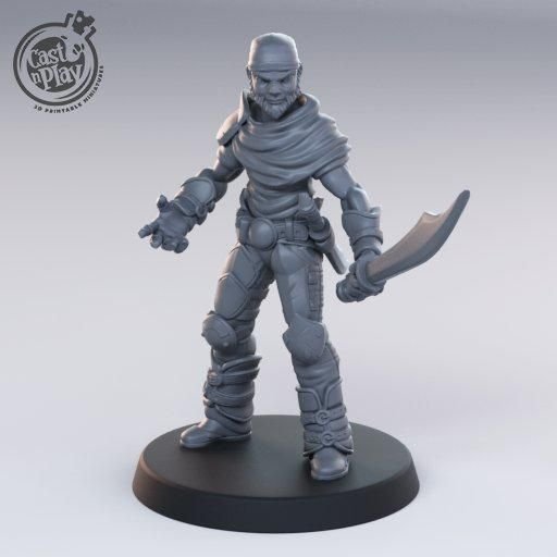 Melee Bandits 3D-printed model