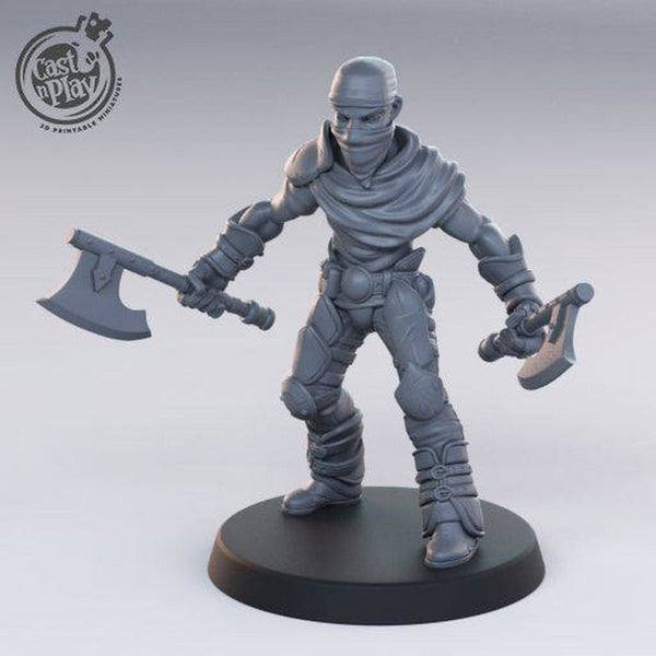 Melee Bandits 3D-printed model