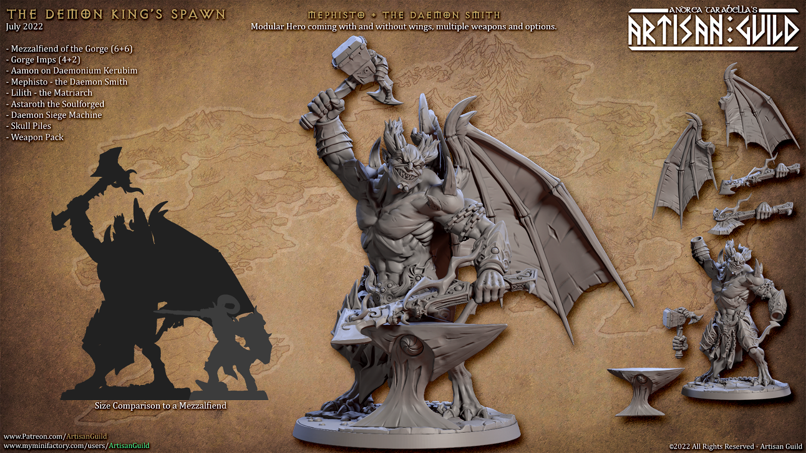 Mephisto The Daemon Smith - The Printable Dragon