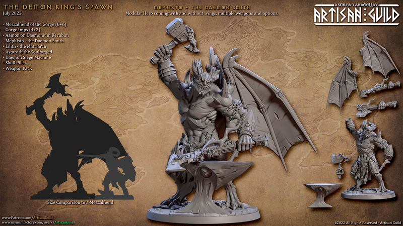 Mephisto The Daemon Smith 3D-printed model