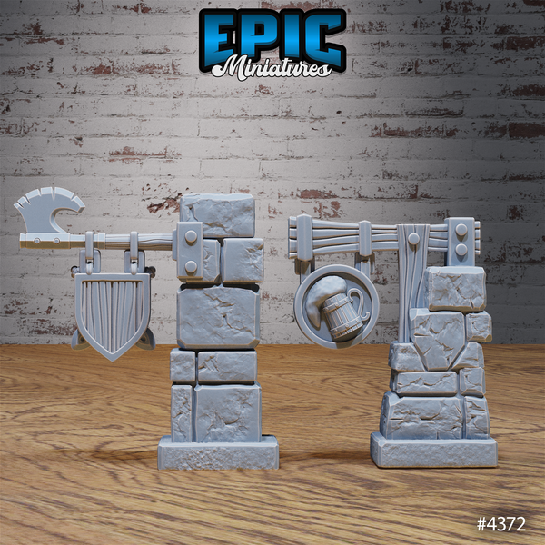 Merchant Town Scatter - The Printable Dragon