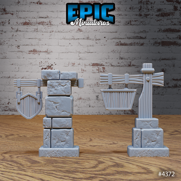 Merchant Town Scatter 3D-printed model