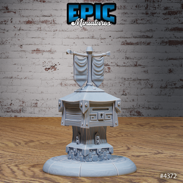 Merchant Town Scatter 3D-printed model