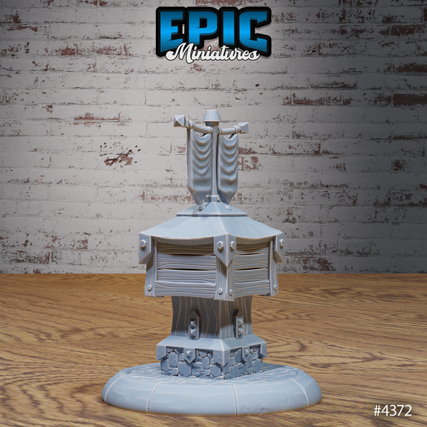 Merchant Town Scatter 3D-printed model