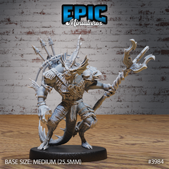Merfolk Champion 3D-printed model