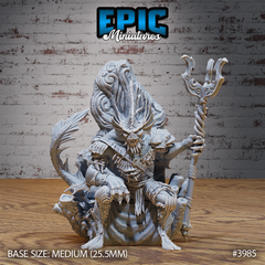Merfolk Champion 3D-printed model
