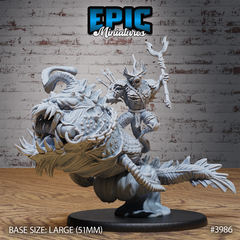 Merfolk Riding Champion 3D-printed model