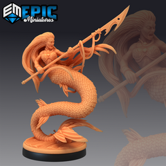 Mermaid 3D-printed model