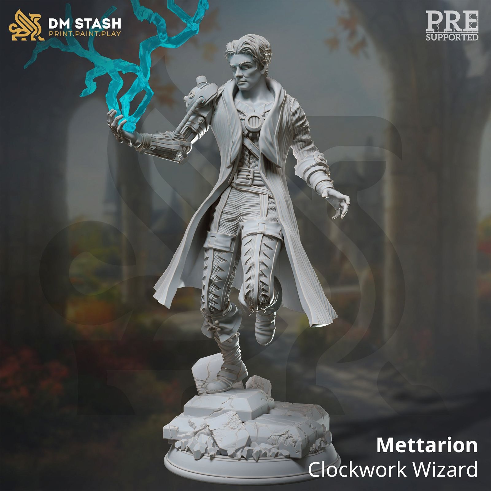 Mettarion Clockwork Wizard - The Printable Dragon