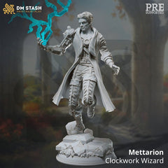 Mettarion Clockwork Wizard 3D-printed model