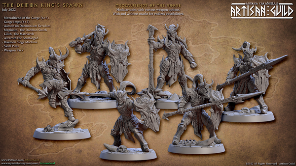 Mezzalfiend of the Gorge 3D-printed model