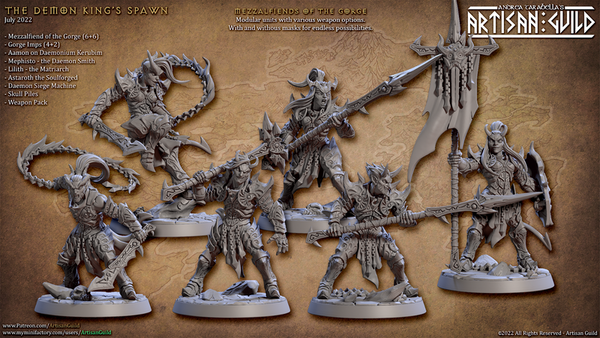 Mezzalfiend of the Gorge 3D-printed model