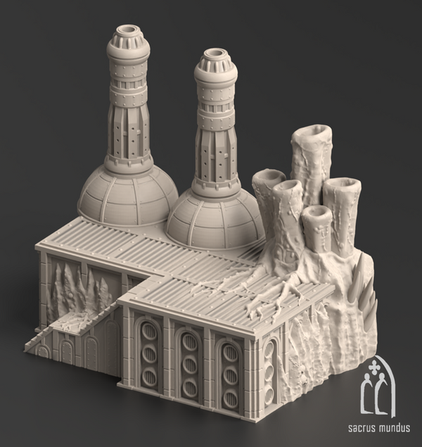 Miasma Chimneys 3D-printed model