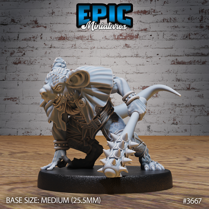 Mice Folk Raider 3D-printed model
