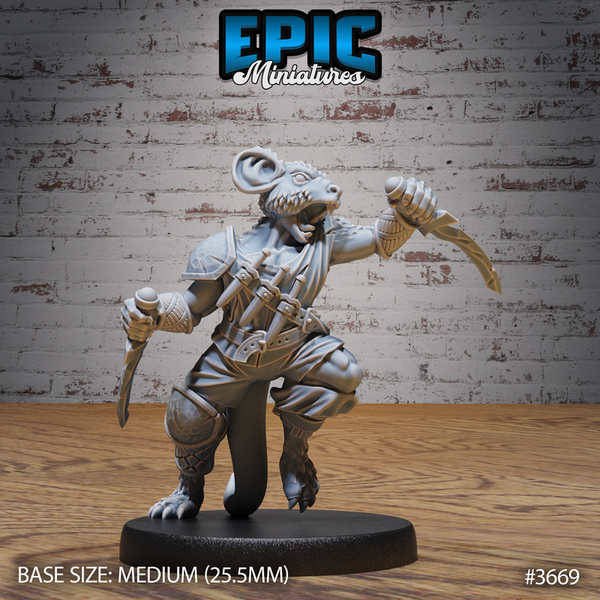 Mice Folk Raider 3D-printed model