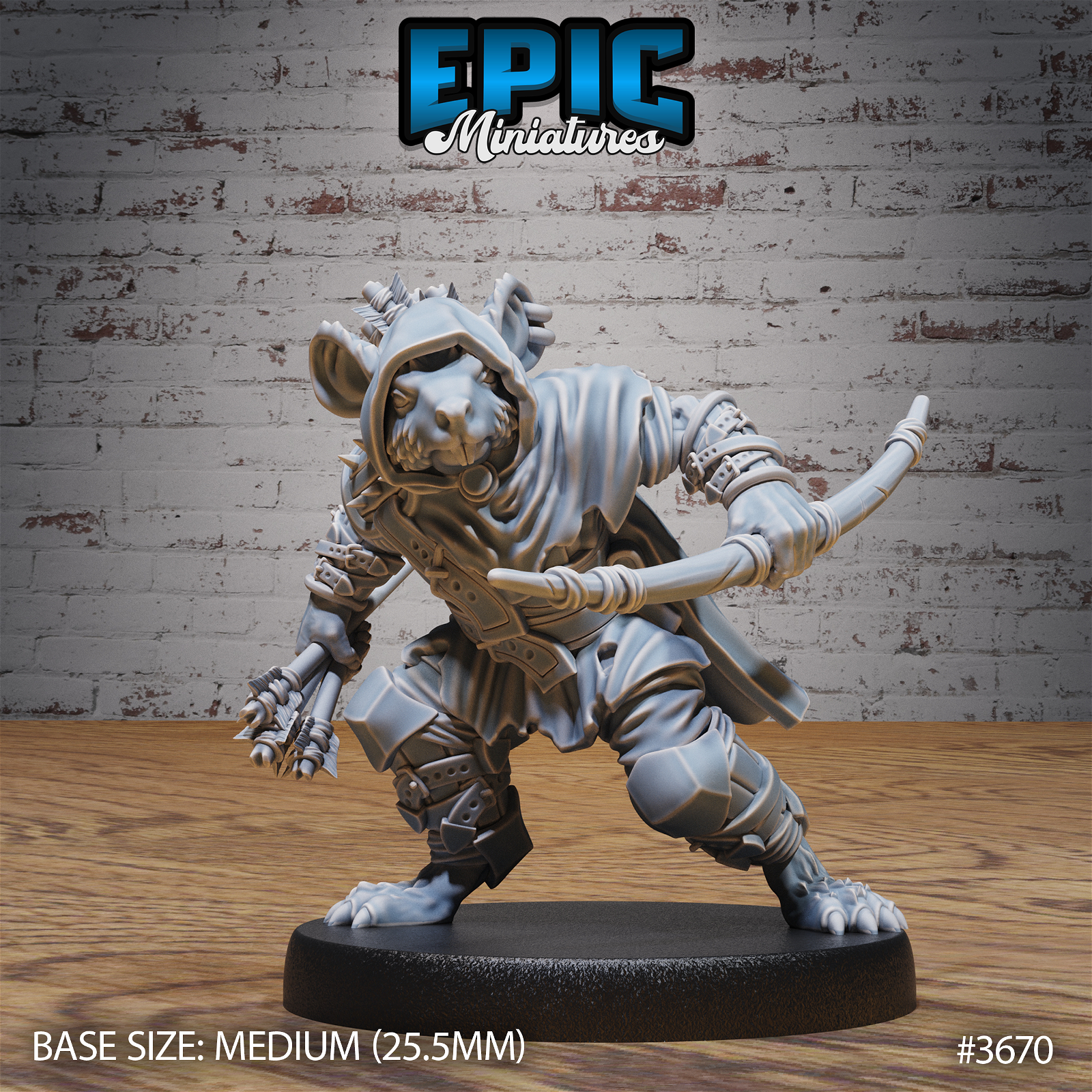 Mice Folk Raider - The Printable Dragon