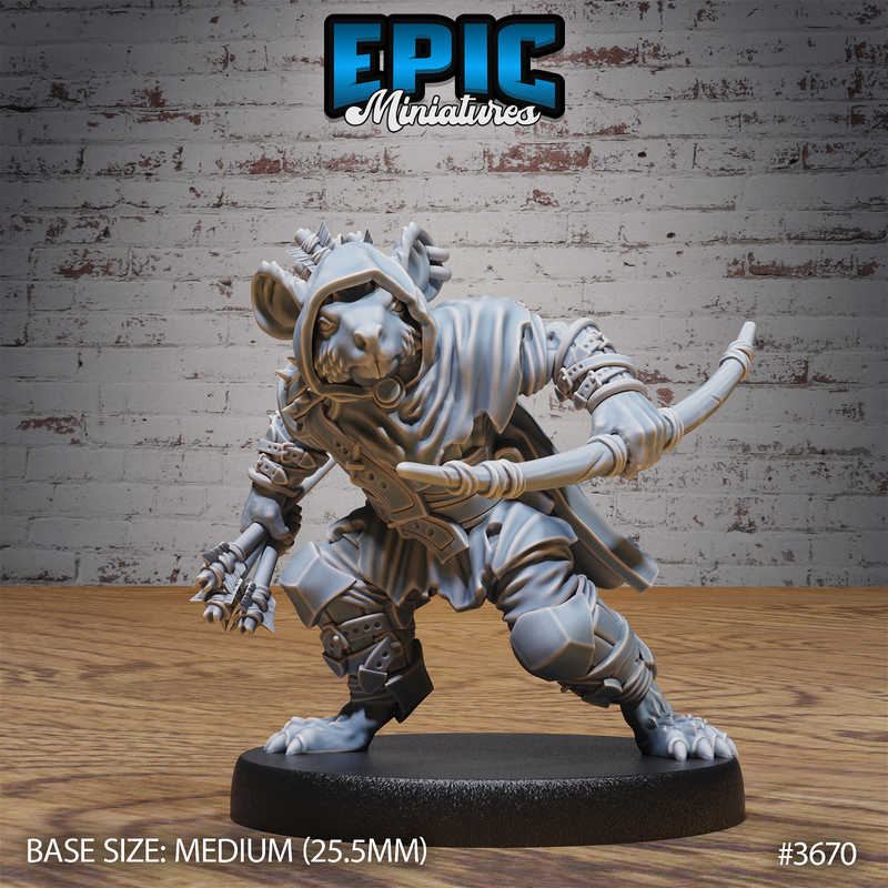 Mice Folk Raider 3D-printed model