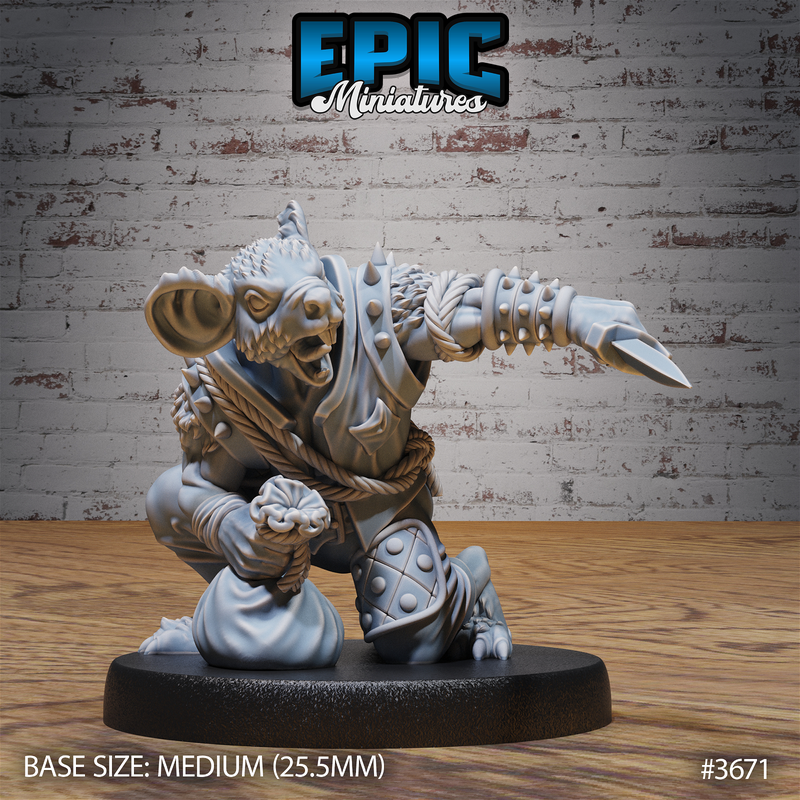 Mice Folk Raider 3D-printed model