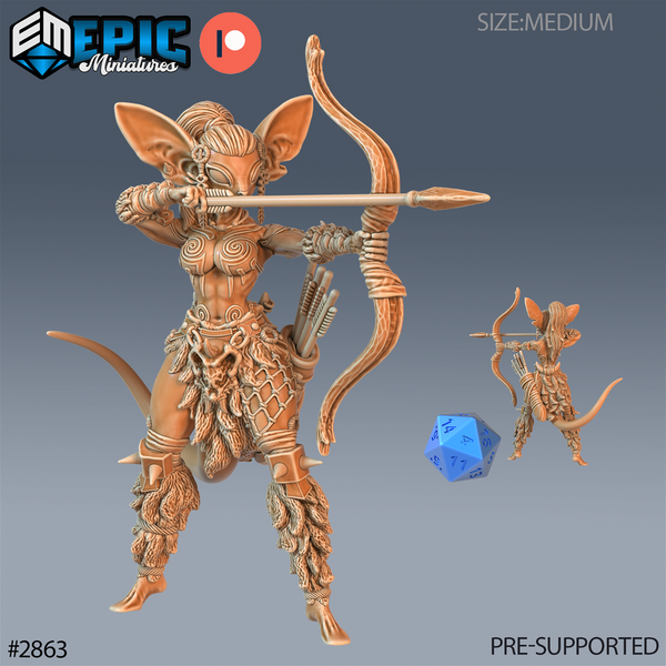 Micefolk Viking Female 3D-printed model