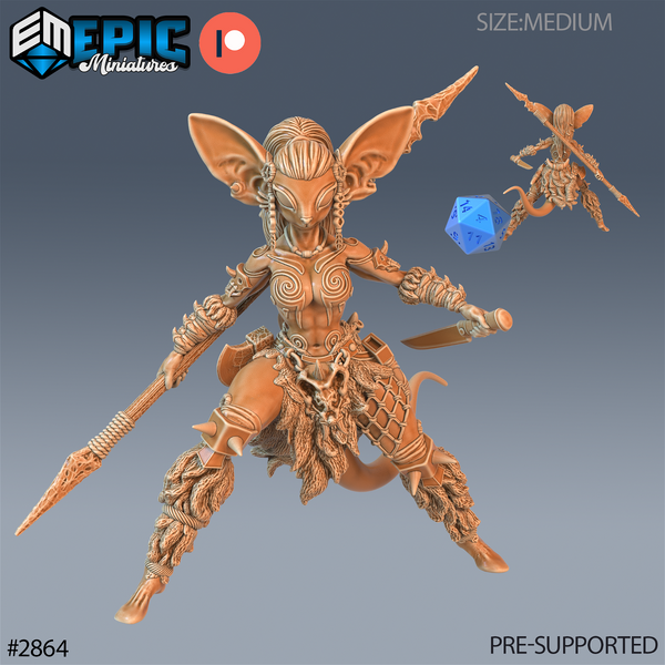 Micefolk Viking Female - The Printable Dragon