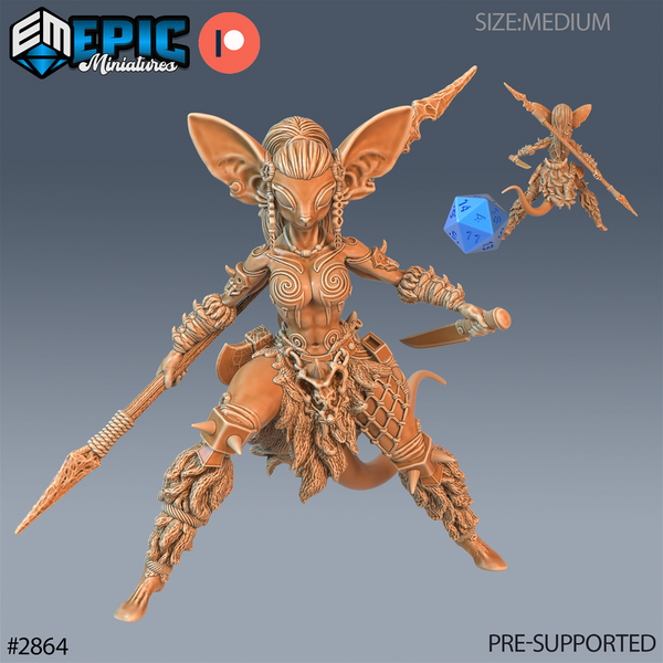 Micefolk Viking Female 3D-printed model