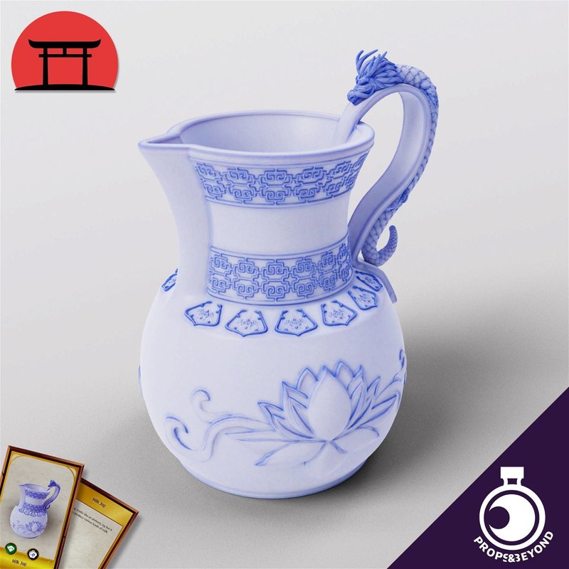 Milk Jug 3D-printed model