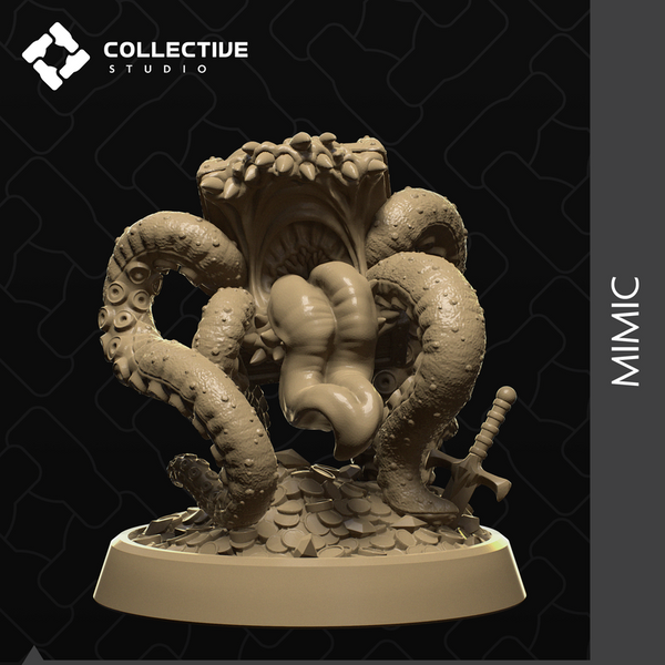 Mimic 3D-printed model