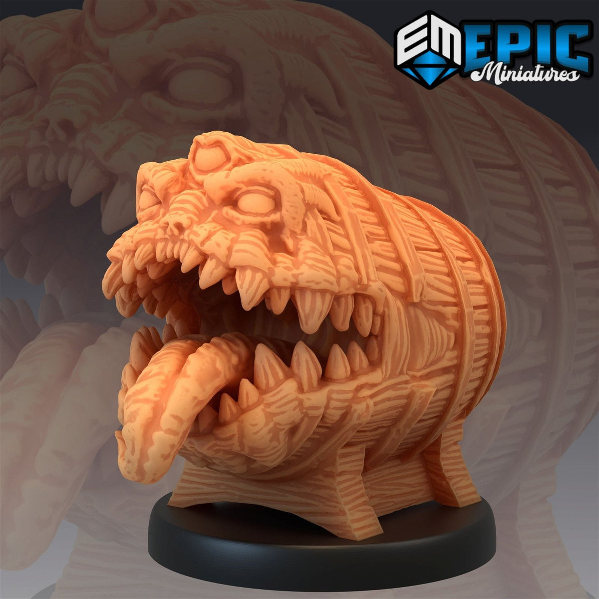 Mimic Barrel - The Printable Dragon