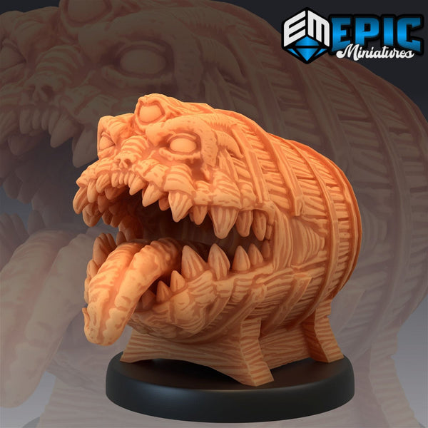 Mimic Barrel - The Printable Dragon