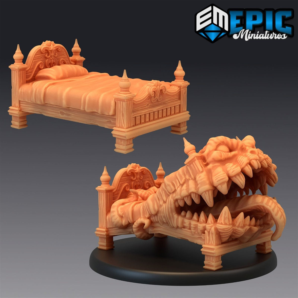 Mimic Bed - The Printable Dragon