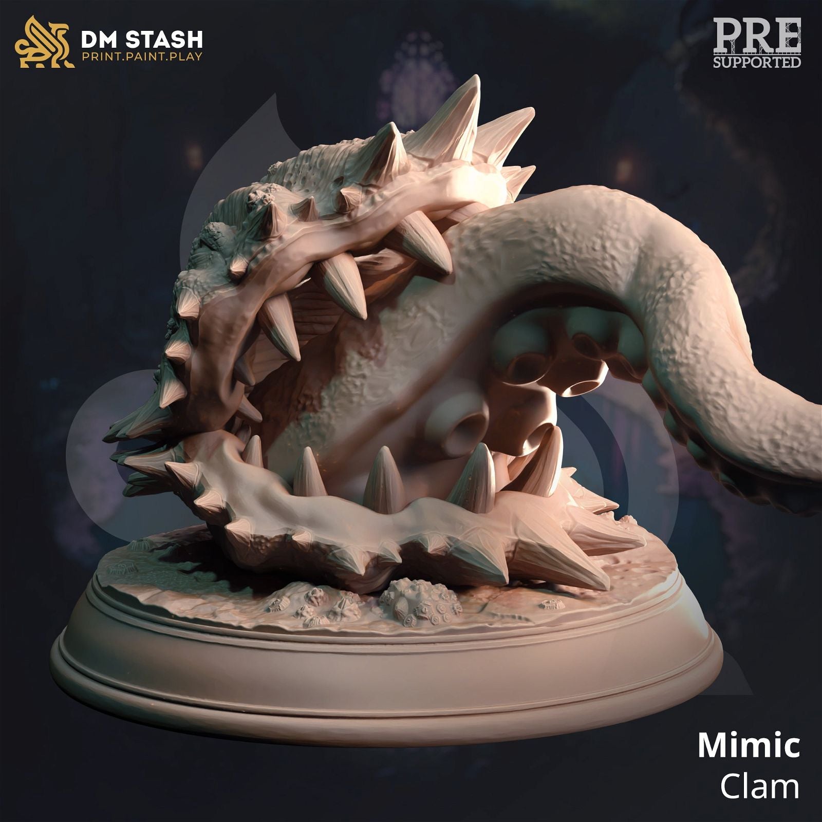 Mimic Clam - The Printable Dragon