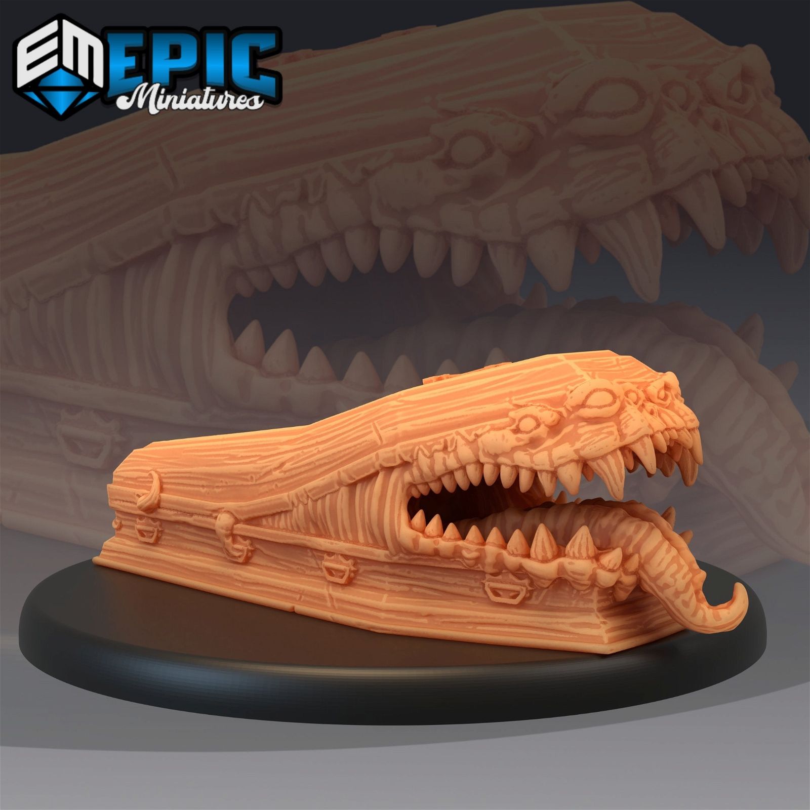 Mimic Coffin - The Printable Dragon