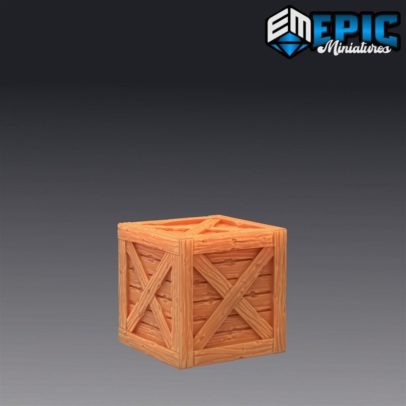 Mimic Crate 3D-printed model