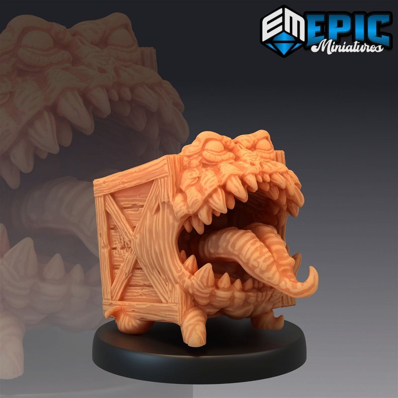 Mimic Crate 3D-printed model