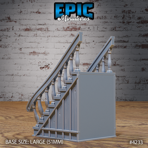 Mimic Stairs Set 3D-printed model