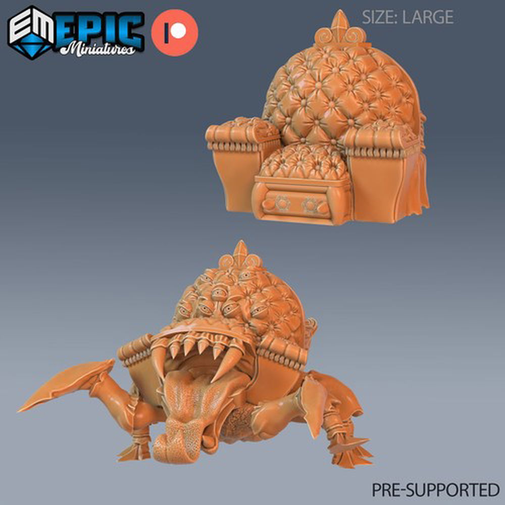 Mimic Throne - The Printable Dragon