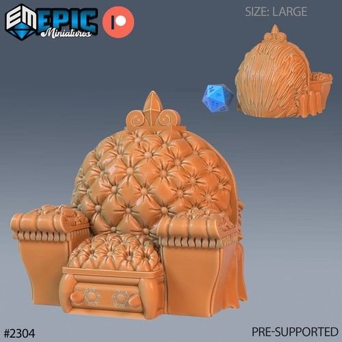Mimic Throne 3D-printed model