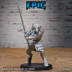 Minotaur Female Warrior 3D-printed model