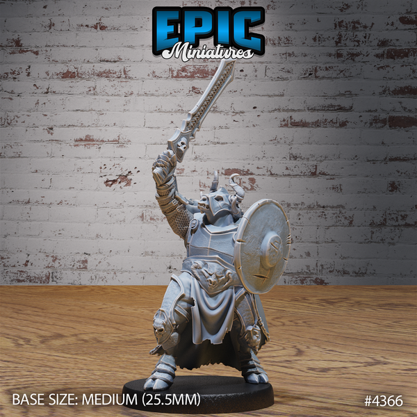 Minotaur Paladin 3D-printed model