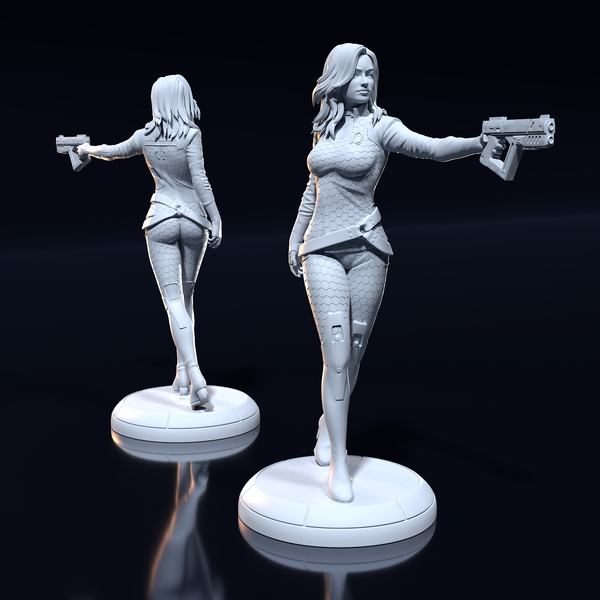 Miranda 3D-printed model