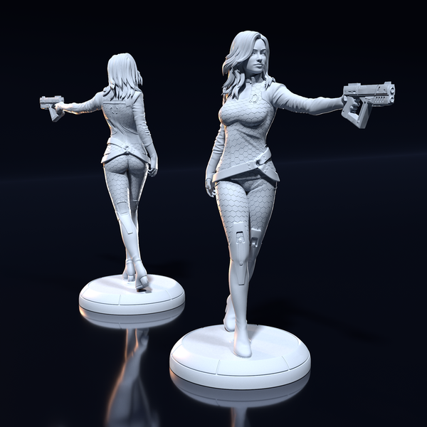 Miranda 3D-printed model