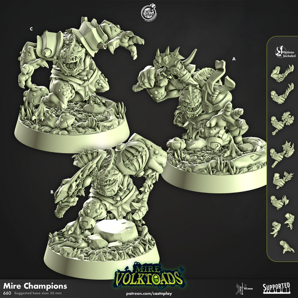 Mire Champions 3D-printed model