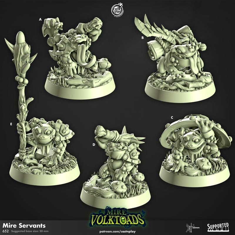 Mire Servants 3D-printed model
