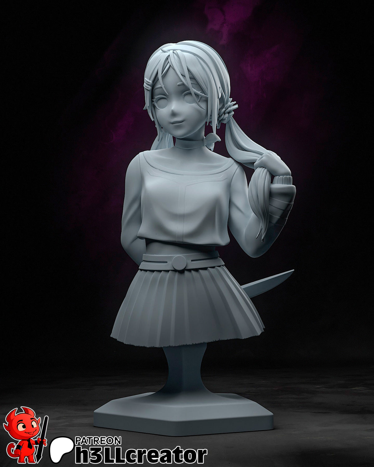 Mita Bust 3D-printed model