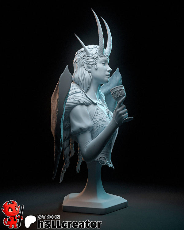Mizora Bust 3D-printed model