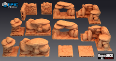 Modular Rock Walls - The Printable Dragon