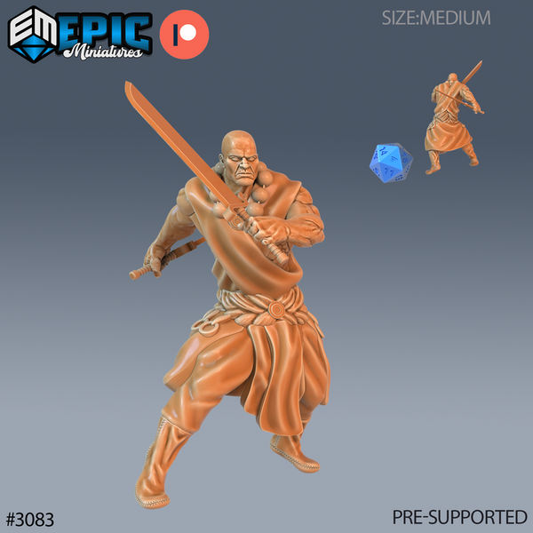 Monk 3D-printed model