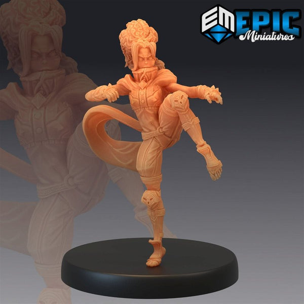 Monk Adventurer 3D-printed model