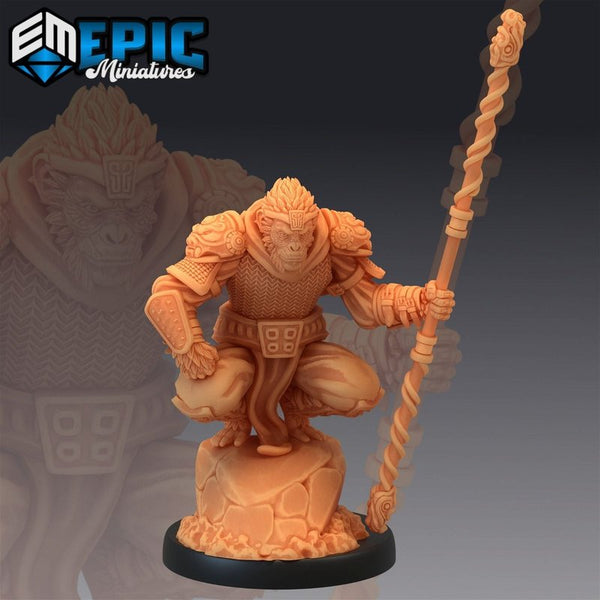 Monkey King 3D-printed model